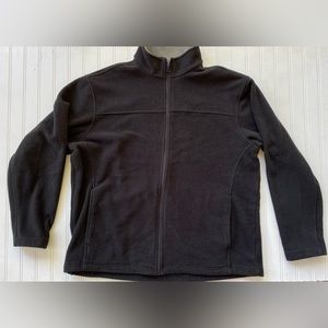 Bass Pro Shops Black Fleece Zip Up Jacket - Men’s XL